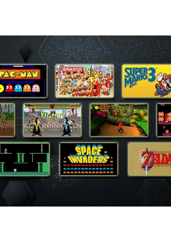 A16 Retro Oyun Konsolu – 64 GB Hafıza – 15.000+ Yüklü Oyun – HDMI Bağlantı – Çift Kablosuz Joystick