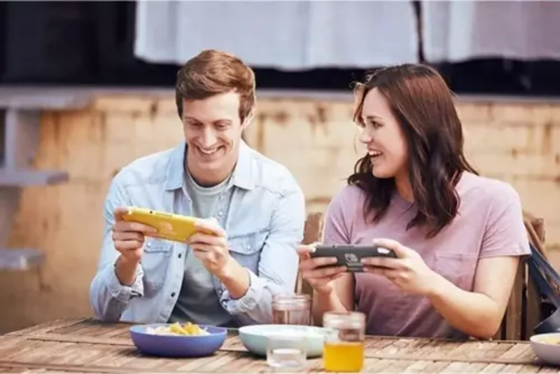 N Switch Lite Gri Oyun Konsolu ConsoleX Taşıma Çantası Hediyeli