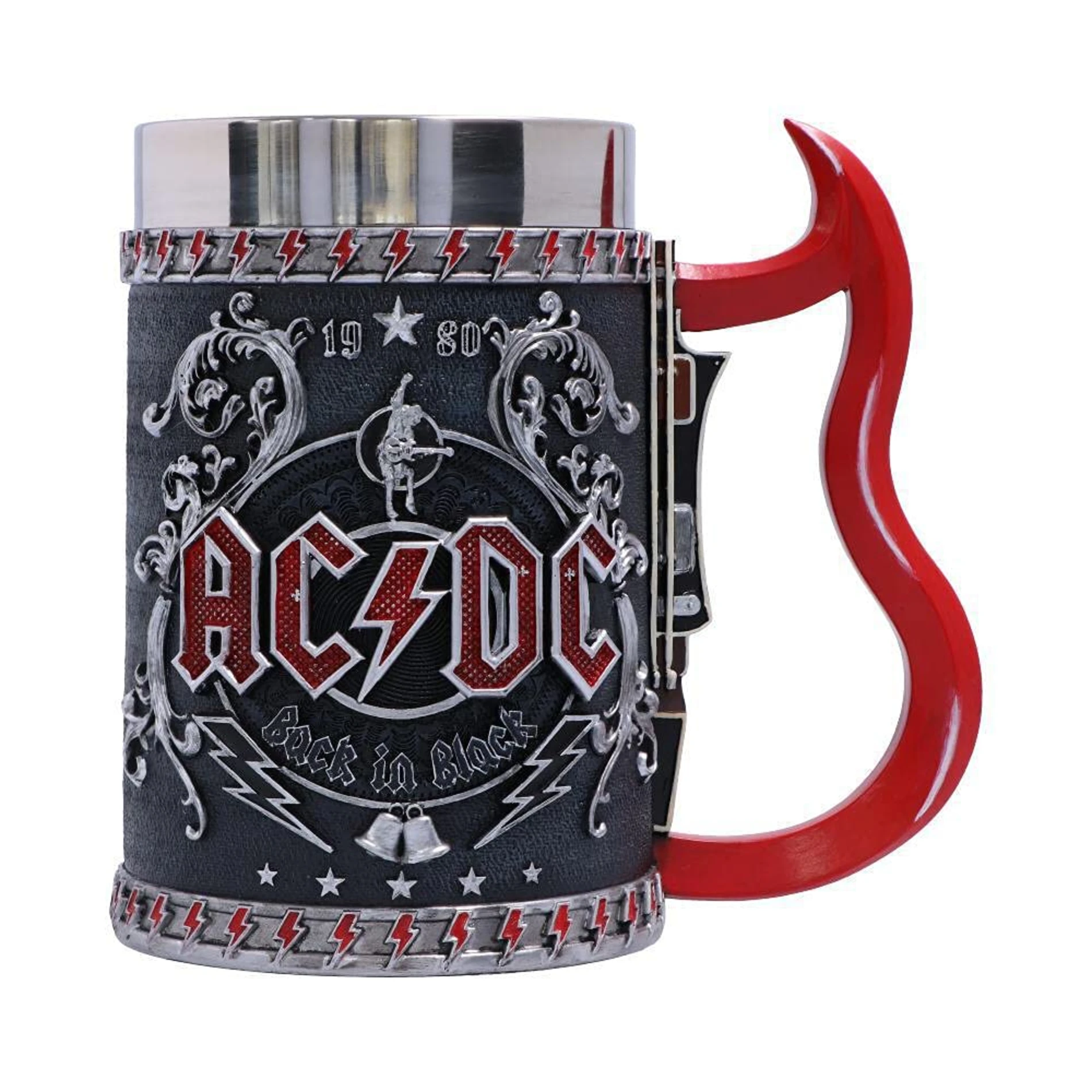 AC/DC Detaylı Çelik Kupa CL-2022 | Rock Tarzı Lisanslı Koleksiyon Kupa