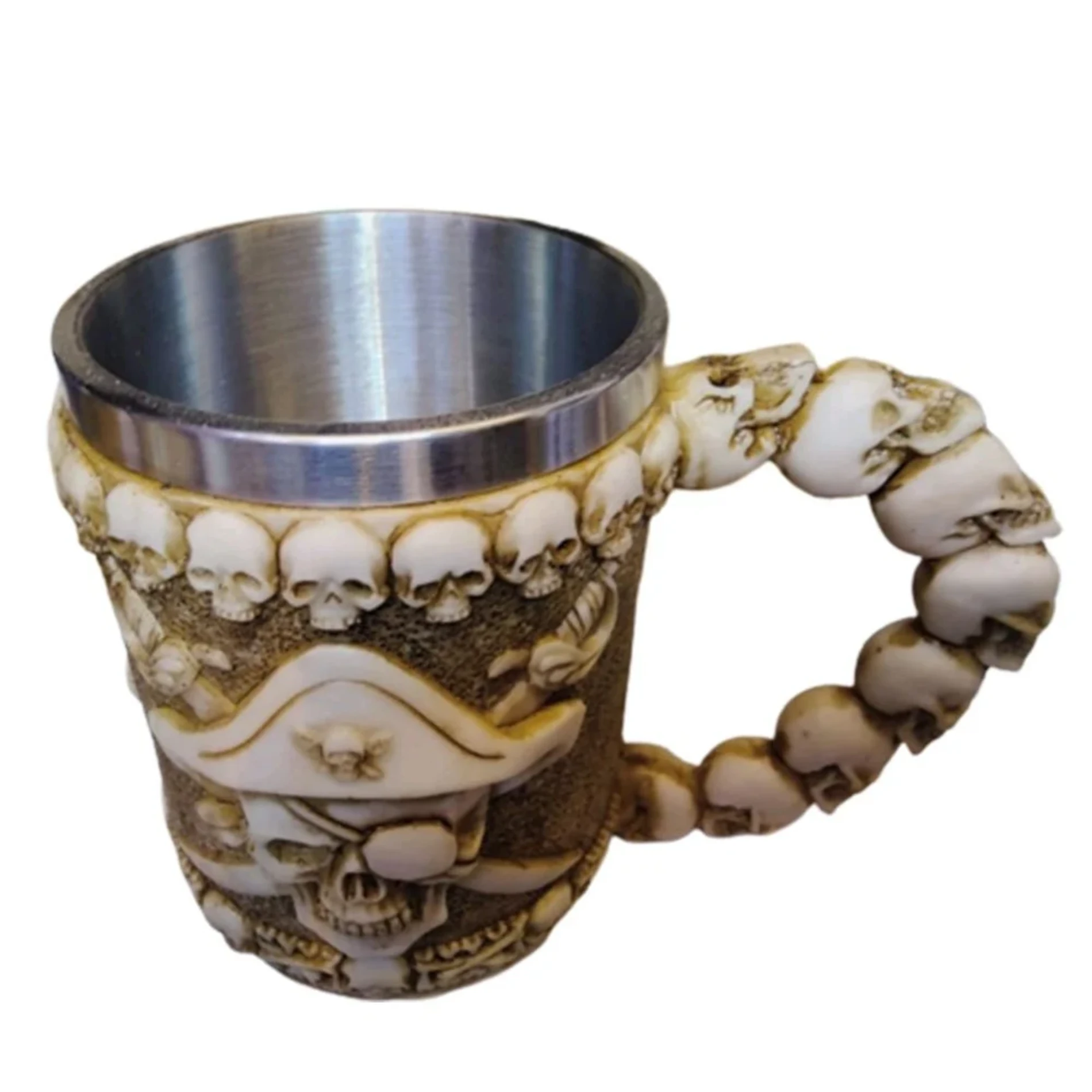Korsan Kuru Kafa Modelli Metal Kupa CL-2006