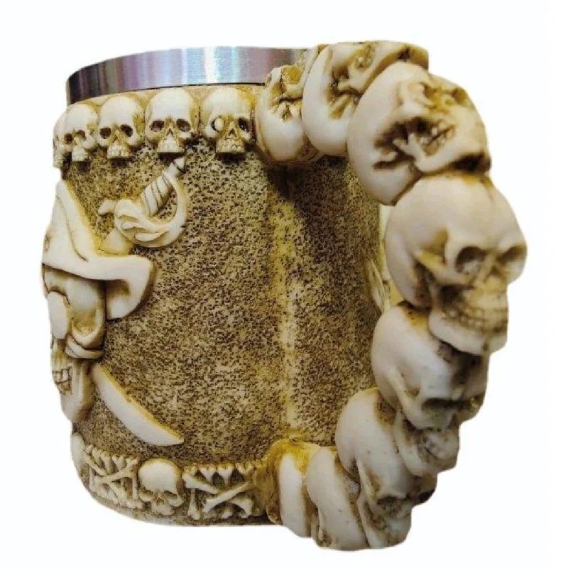 Korsan Kuru Kafa Modelli Metal Kupa CL-2006