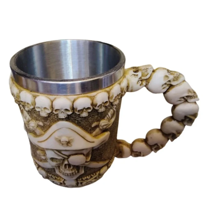 Korsan Kuru Kafa Modelli Metal Kupa CL-2006