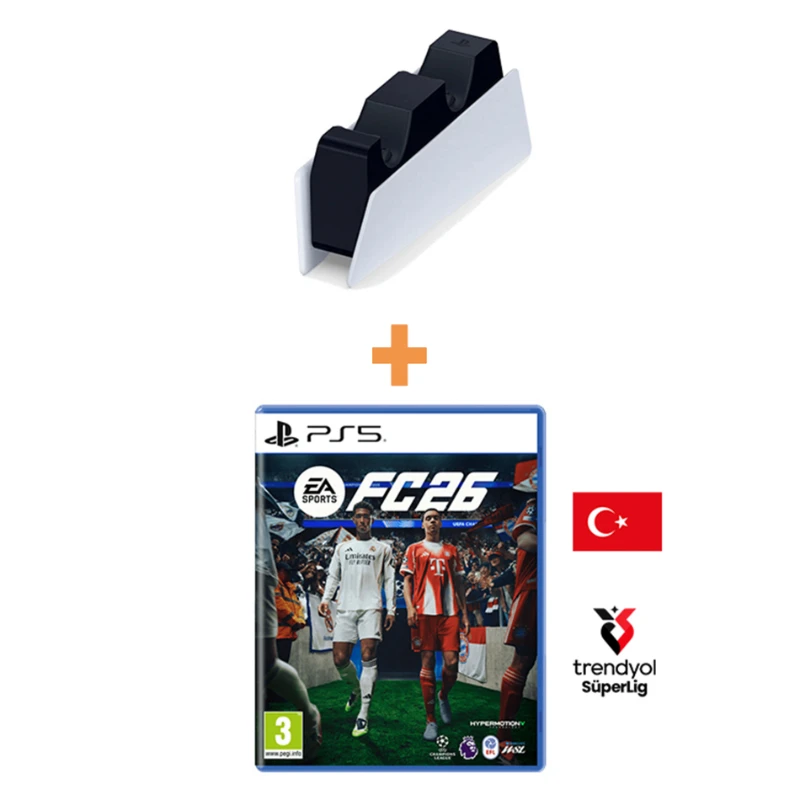 FC 26 (FIFA 26) – PlayStation 5 [SIFIR] + Şarj İstasyonu