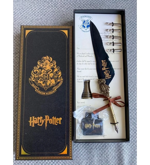 Harry Potter Mürekkep Divit Kalem Seti – 5 Farklı Uçlu Koleksiyonluk Yazı Seti CL-H1