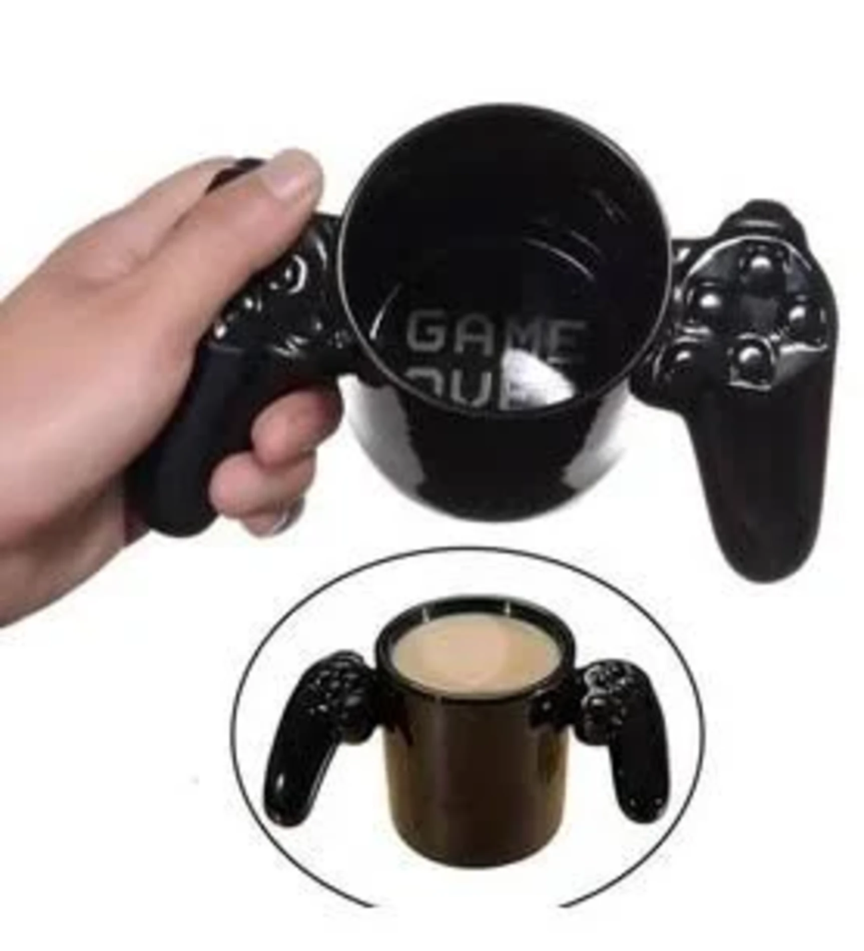 3D Tasarım Game Over Kupa Bardak – Joystick Kulplu | CL-K3