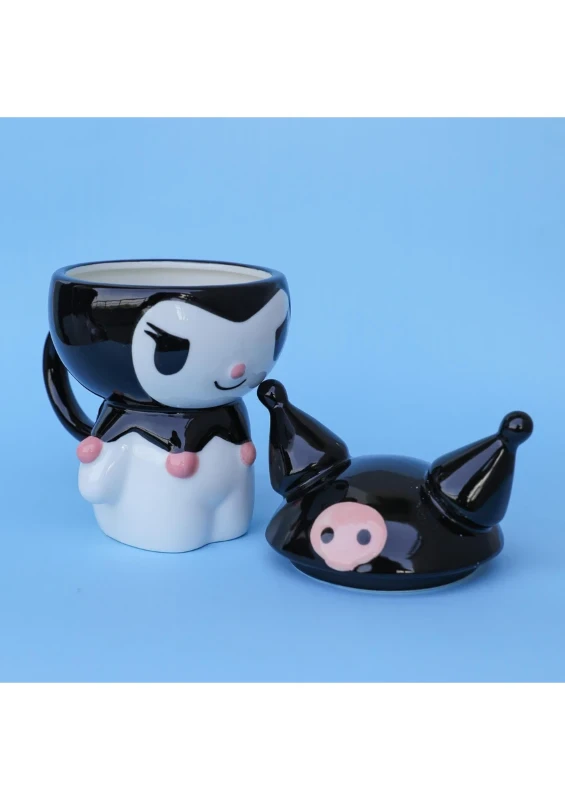 Sanrio Kuromi Kapaklı Seramik Kupa CL-FG6 – ConsoleX Orijinal Ürün