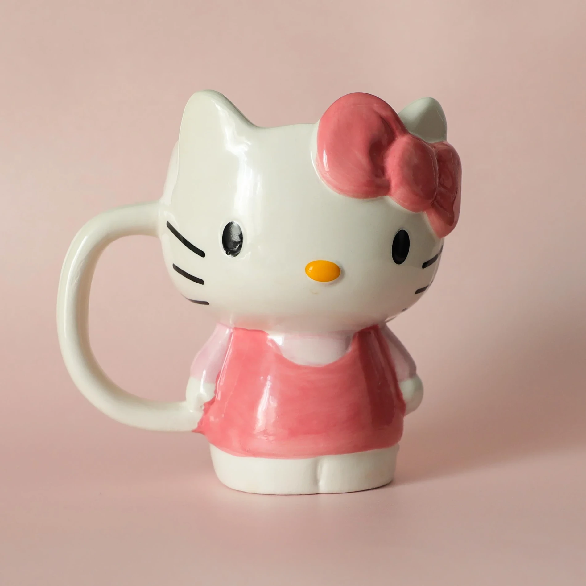 Hello Kitty Pembe Lisanslı Seramik Kupa Bardak CL-K40