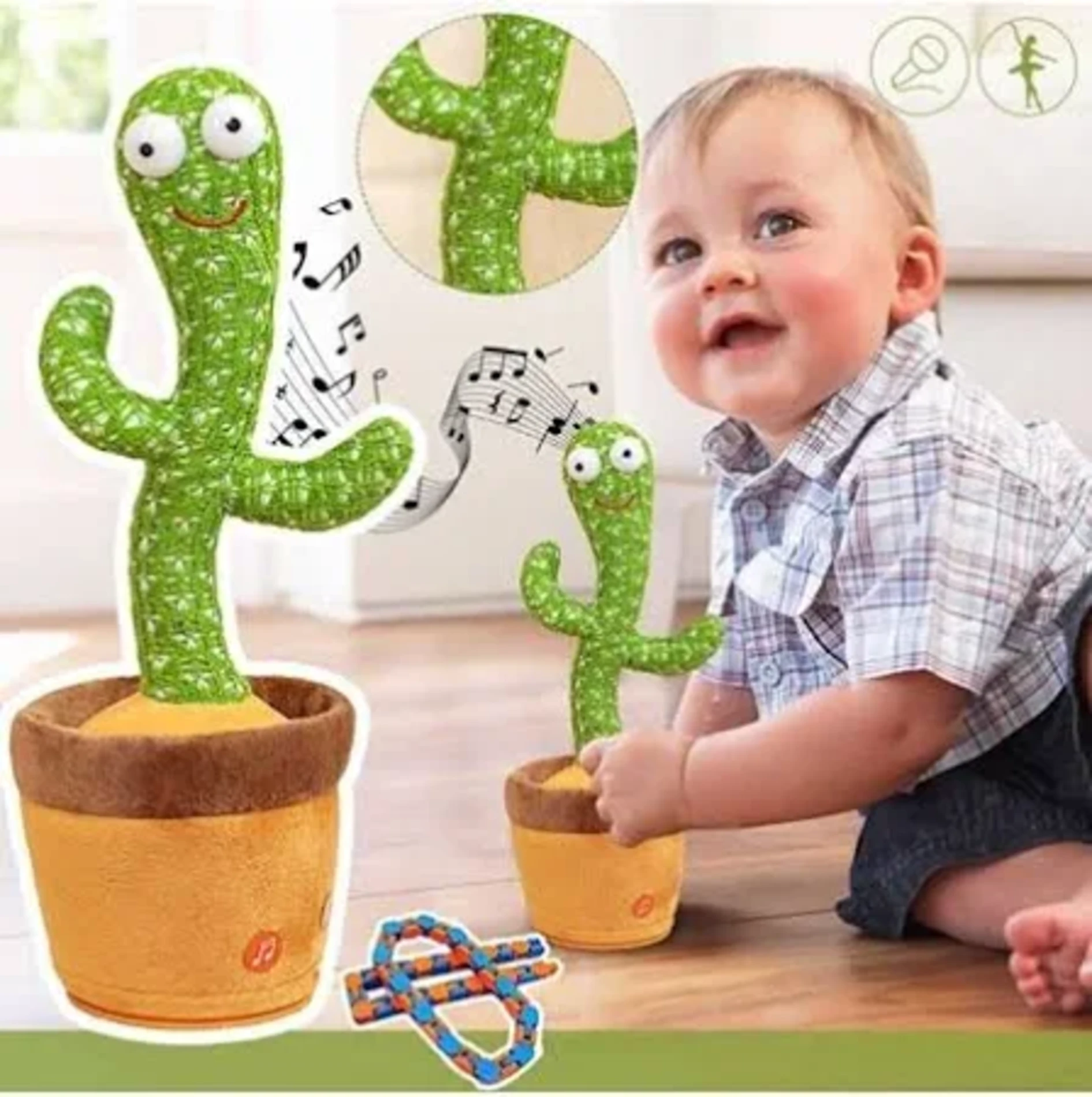 Konuşan ve Dans Eden Kaktüs Oyuncak CL-04