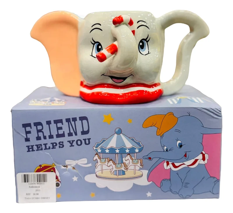 Disney Dumbo 3D Seramik Kupa Bardak – Hediyelik Kutulu CL-PYM022
