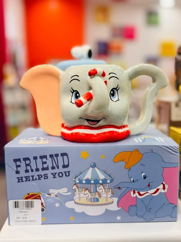 Disney Dumbo 3D Seramik Kupa Bardak – Hediyelik Kutulu CL-PYM022