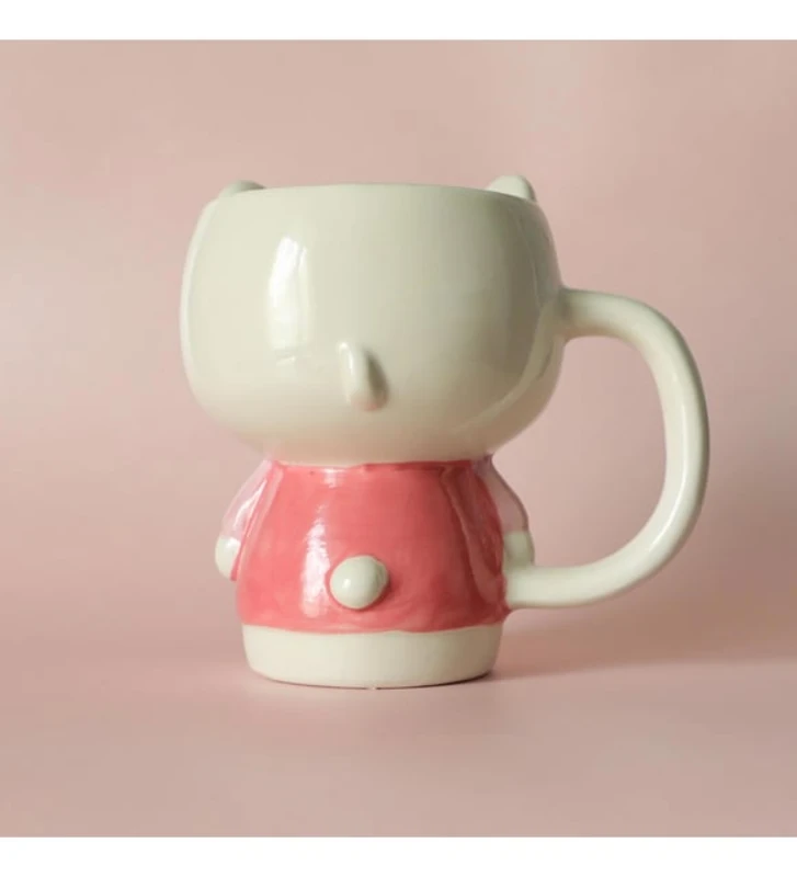 Hello Kitty Pembe Lisanslı Seramik Kupa Bardak CL-K40
