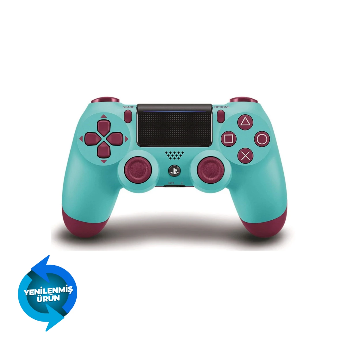 Sony DualShock 4 PS4 Kablosuz Oyun Kumandası – Berry Mavi (Yenilenmiş)