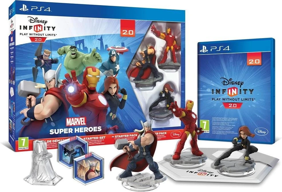 PS4 Disney Infinity 2.0 Marvel Super Heroes Starter Pack – Oyun + Figür Seti
