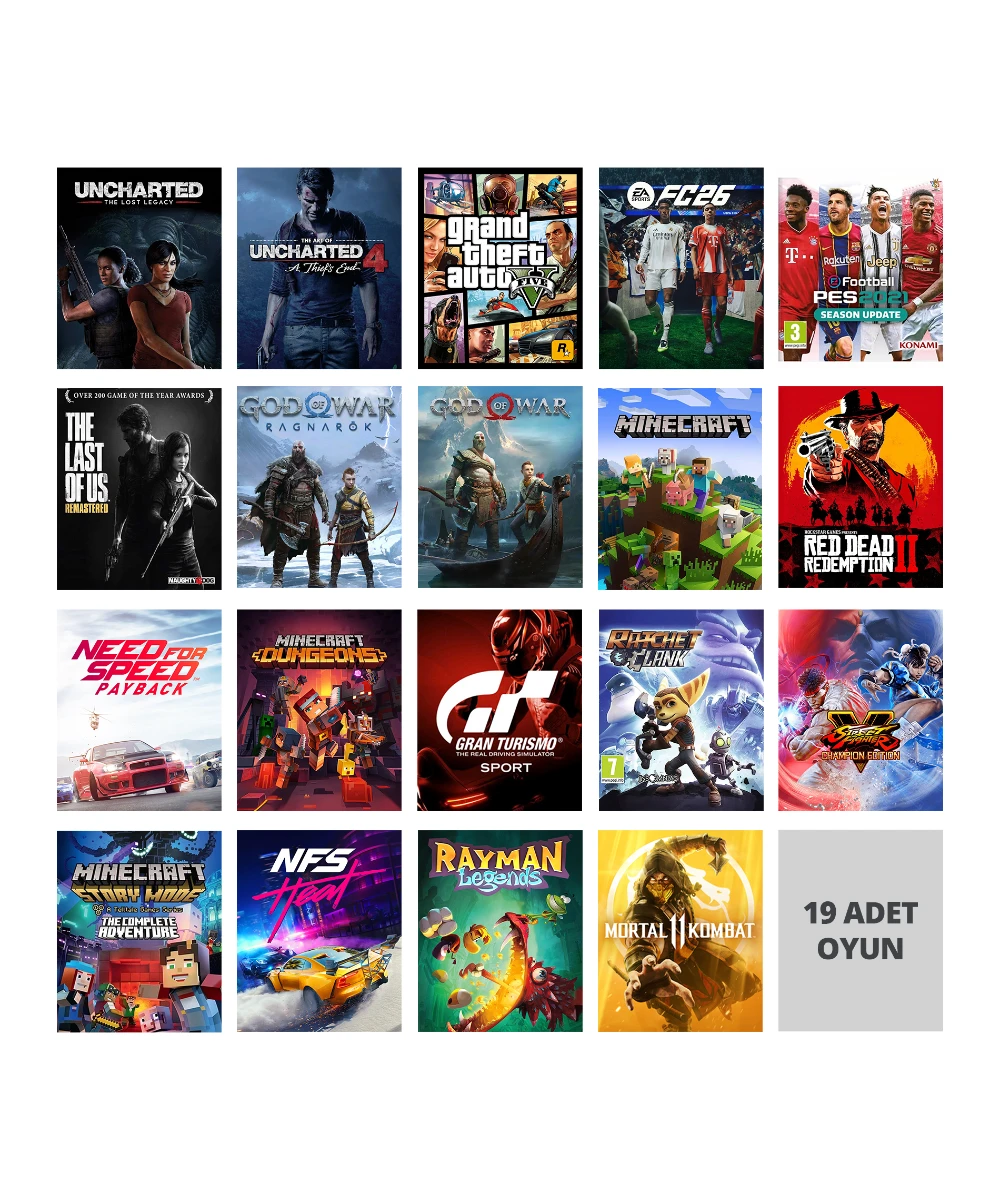 Sony PS4 Slim 1TB (Yenilenmiş) + Çift Kol + ConsoleX Çanta + 12.02v Yazılım