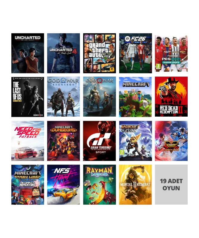 Sony PS4 Slim 1TB (Yenilenmiş) + Çift Kol + ConsoleX Çanta + 12.02v Yazılım