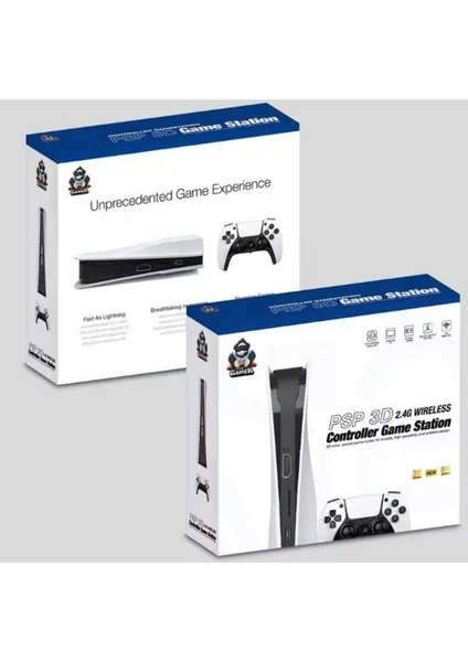 PSP 3D Retro Oyun Konsolu 128 GB + Yüklü 20.000+ Oyun | HDMI Çıkış | Joystick Dahil