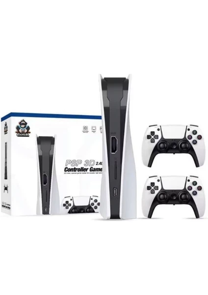 PSP 3D Retro Oyun Konsolu 128 GB + Yüklü 20.000+ Oyun | HDMI Çıkış | Joystick Dahil