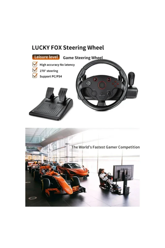 T6 Racing Wheel Ps4 Xbox Switch PC Uyumlu Direksiyon Seti – Çok Platformlu Yarış Direksiyonu