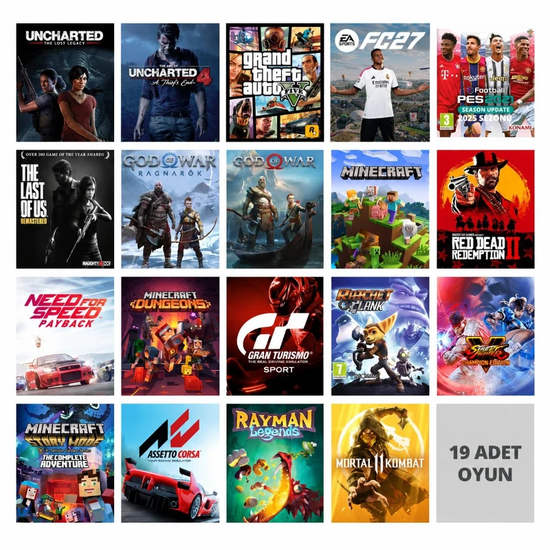 Sony PS4 Standart 1TB (Yenilenmiş) + Çift Kol + ConsoleX Çanta + Yazılımlı