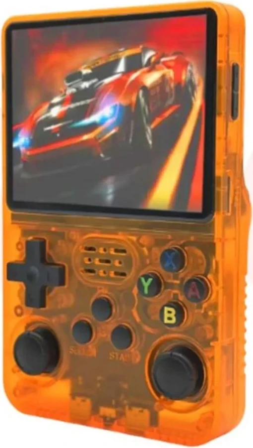 R36S Retro El Oyun Konsolu – 3,5" IPS Ekranlı, 15.000+ Oyun Yüklü, Taşınabilir Cihaz - Turuncu