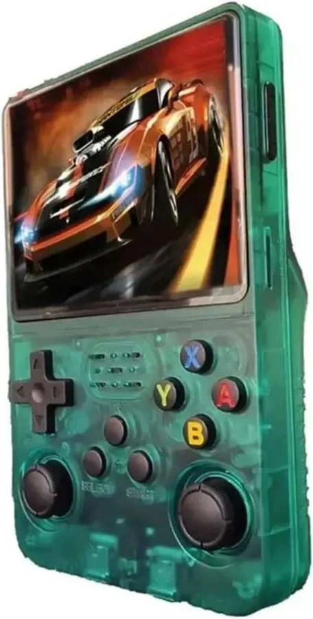 R36S Retro El Oyun Konsolu – 3,5" IPS Ekranlı, 15.000+ Oyun Yüklü, Taşınabilir Cihaz - Yeşil 