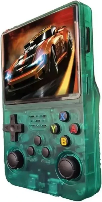 R36S Retro El Oyun Konsolu – 3,5" IPS Ekranlı, 15.000+ Oyun Yüklü, Taşınabilir Cihaz - Yeşil 