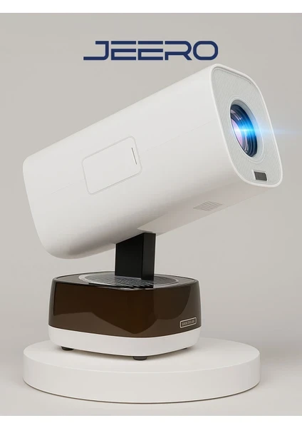 JEERO 4K Android 13 Projeksiyon Cihazı 130” 180° WiFi HDMI USB + 2 Mikrofon CL-K6