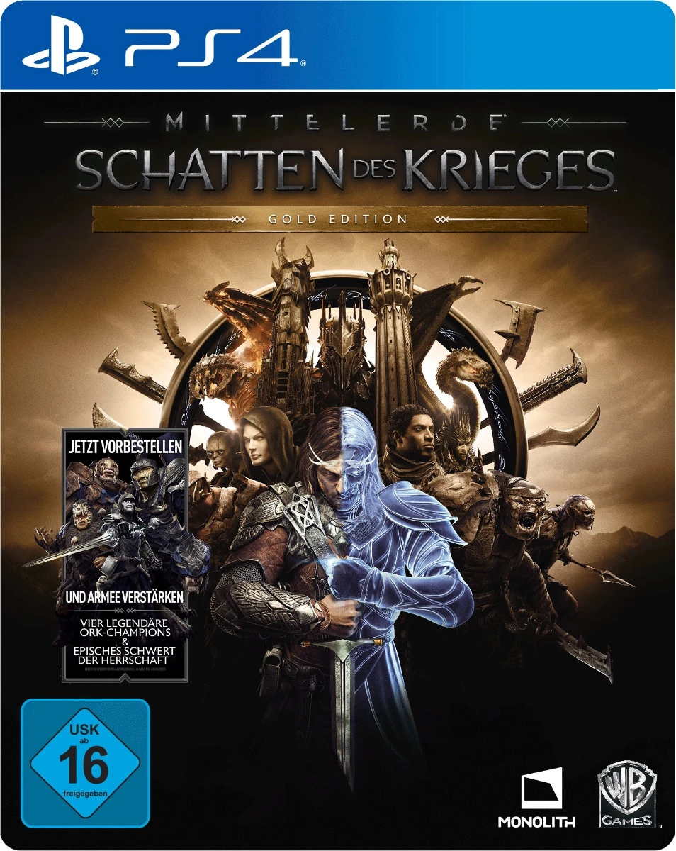 [2.EL] Mittelerde – Schatten des Krieges Gold Edition - PS4 Oyun