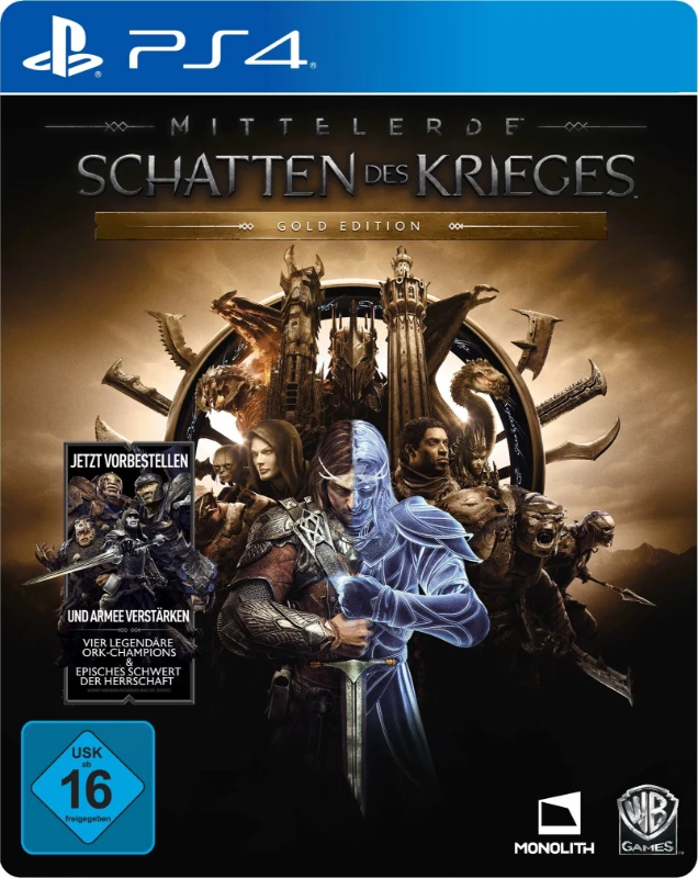 [2.EL] Mittelerde – Schatten des Krieges Gold Edition - PS4 Oyun