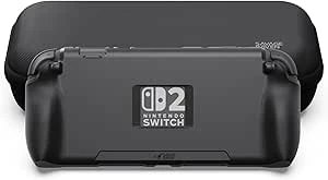 Skull & Co. Stand Grip – N.Switch 2 Uyumlu Standlı Koruyucu Kılıf (Siyah)