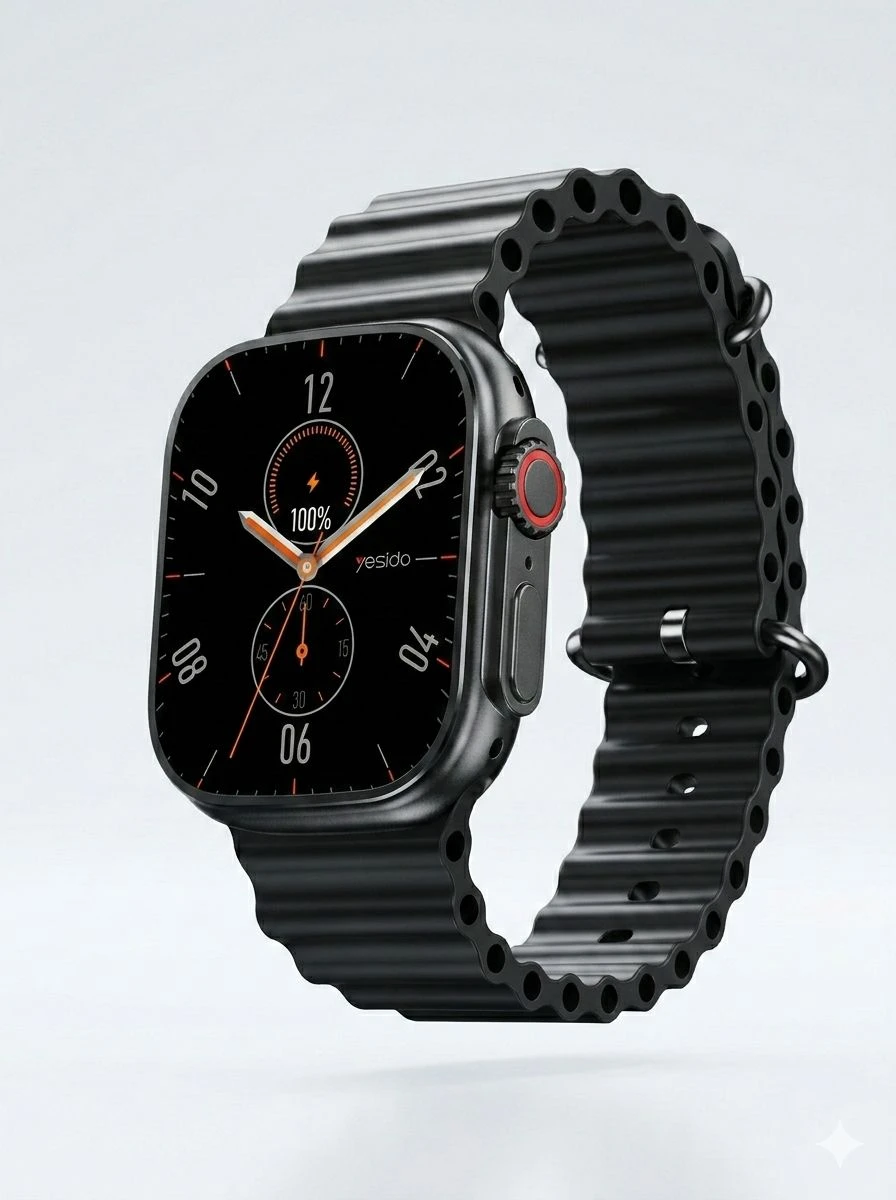 Yesido IO21 Smart Watch Akıllı Saat – 5 Kordonlu – NFC – BT Arama – IPX4 - 1.96 inç