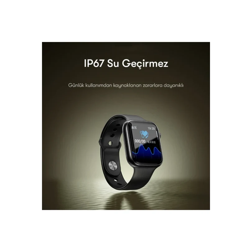 Yesido IO17 1.89” IP68 Su Geçirmez Konuşmalı Akıllı Saat – Siyah