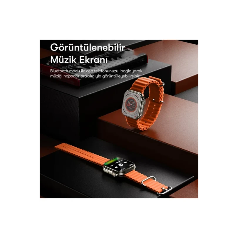 Yesido IO19 2.00” IP68 Su Geçirmez Konuşmalı Akıllı Saat – Siyah