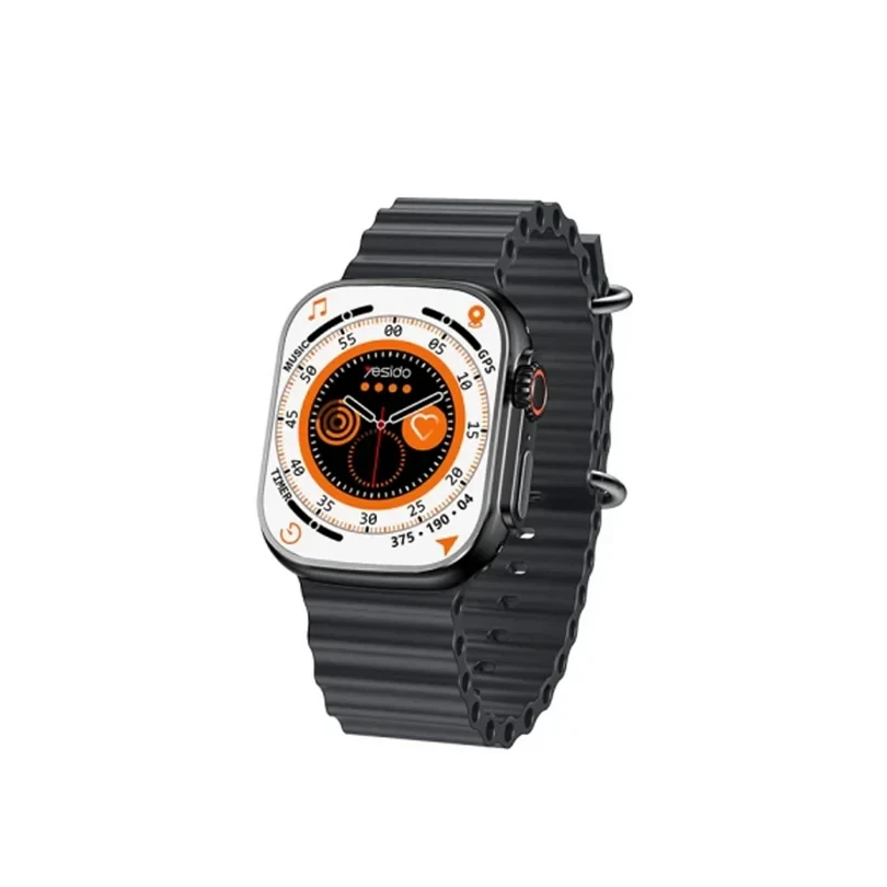 Yesido IO20 2.03” IP68 Su Geçirmez Konuşma & Sağlık Takip Akıllı Saat – Siyah