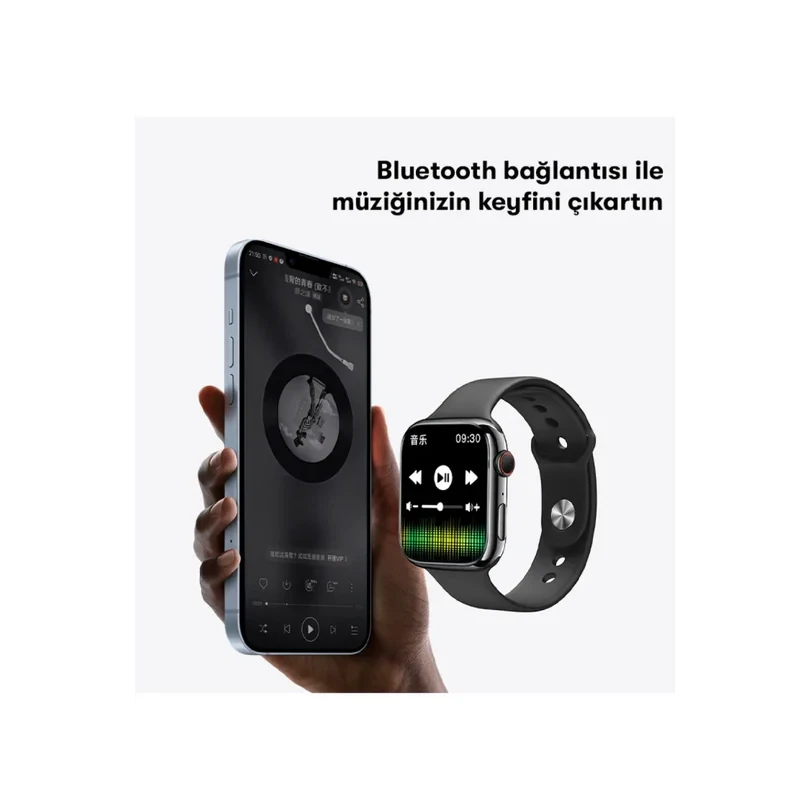 Yesido IO18 1.89” IP68 Su Geçirmez Konuşmalı Akıllı Saat – Siyah