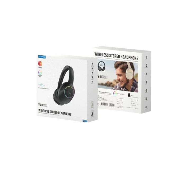 BHS17 BT-60 Kablosuz Bluetooth 6.0 Wireless Stereo Kulaklık – Siyah