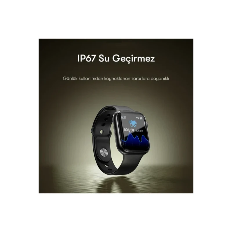 Yesido IO17 1.89” IP68 Su Geçirmez Konuşmalı Akıllı Saat – Siyah