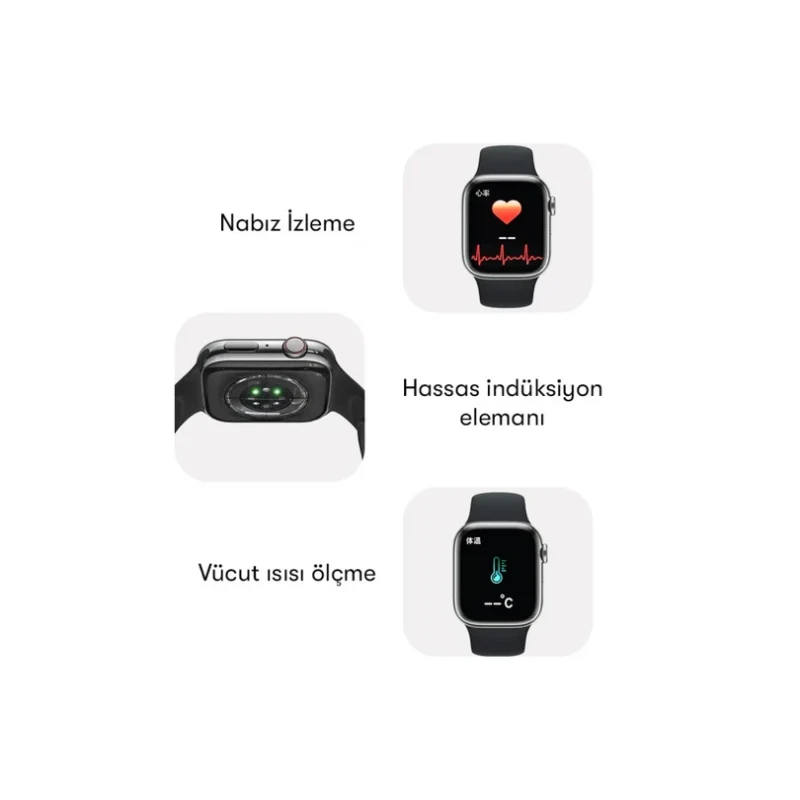 Yesido IO18 1.89” IP68 Su Geçirmez Konuşmalı Akıllı Saat – Siyah