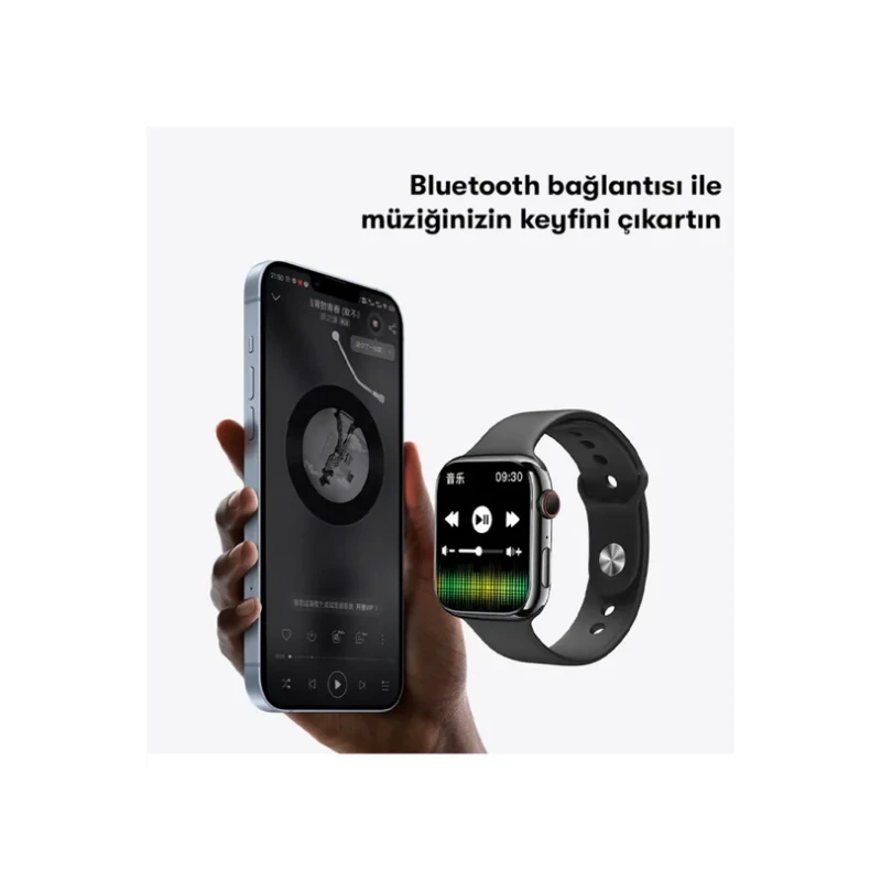 Yesido IO18 1.89” IP68 Su Geçirmez Konuşmalı Akıllı Saat – Siyah
