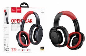 Hoco W67 Open Ear Bluetooth Kulaklık 32 Saat – Siyah/Kırmızı