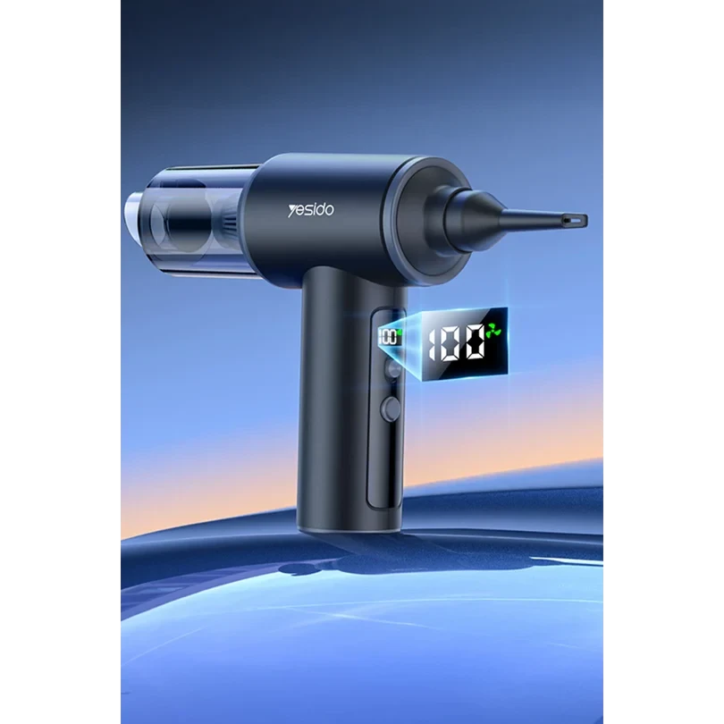 Yesido VC15 95W 9000Pa Araç İçi Süpürge & Üfleme Fonksiyonlu – Siyah