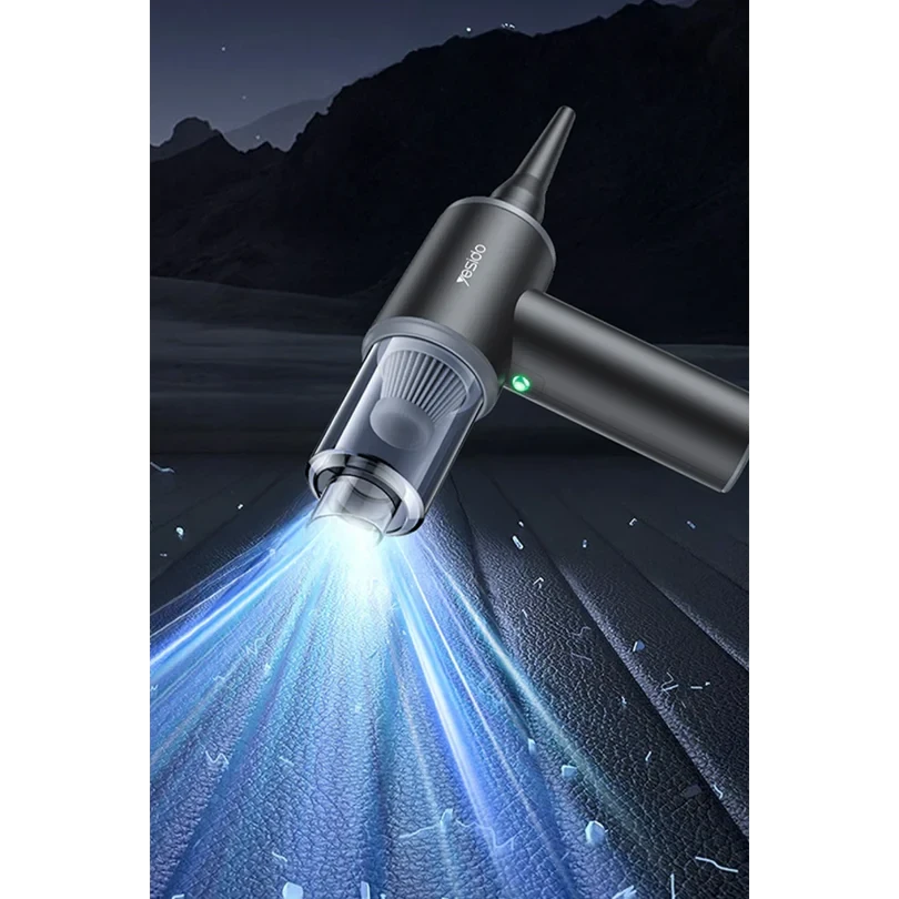 Yesido VC15 95W 9000Pa Araç İçi Süpürge & Üfleme Fonksiyonlu – Siyah