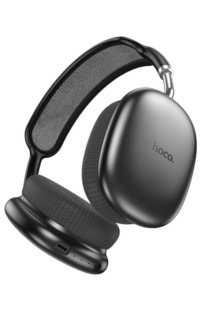 Hoco W55 Plus ANC Bluetooth 5.4 Kablosuz Kulaklık 90 Saat – Siyah