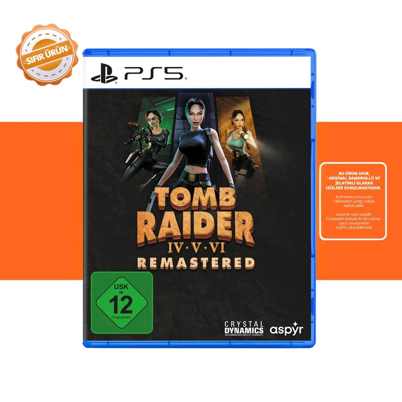Tomb Raider IV–VI Remastered – PS5 Oyun [SIFIR]