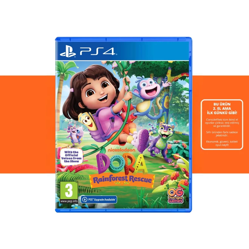[2.EL] Dora Rainforest Rescue-PS4 Oyun