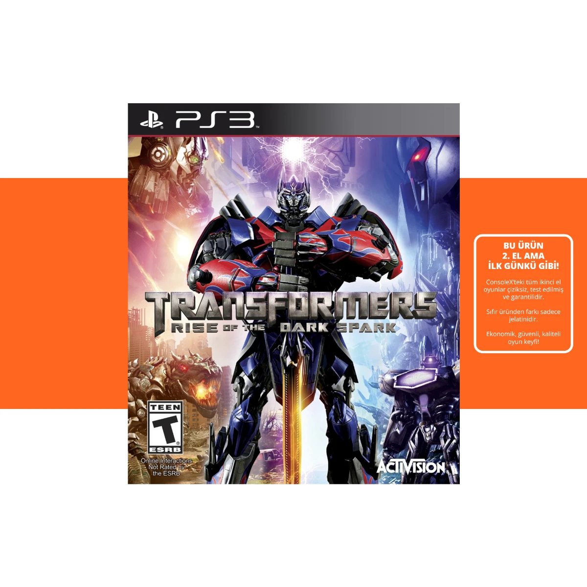 [2.EL] Transformers Rise of the Dark Spark- PS3 Oyun 