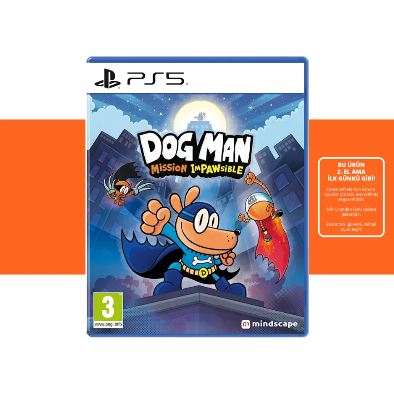 [2.EL] Dog Man Mission Impawsible - PS5 Oyun 