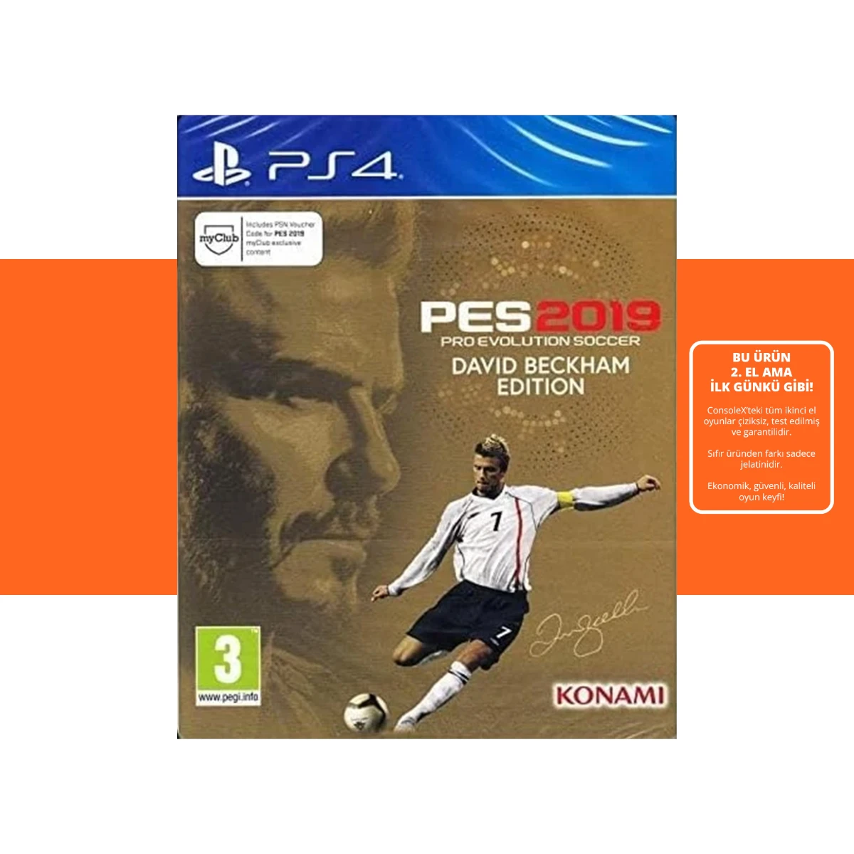 [2.EL] Pes 2019 David Beckham Edition Özel Sürüm - Ps4 Oyun