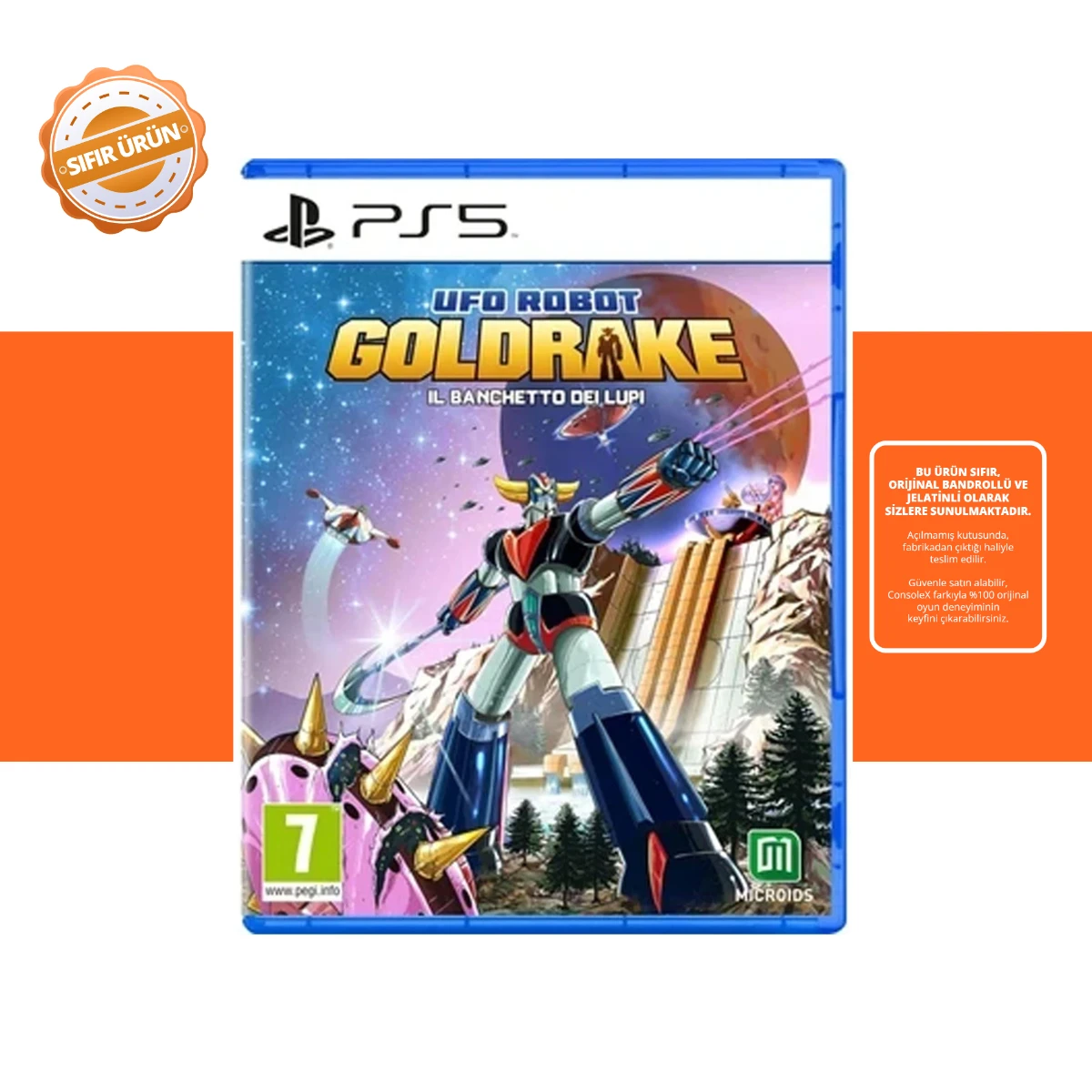 UFO Robot Goldrake Il Banchetto dei Lupi - PS5 Oyun [SIFIR]