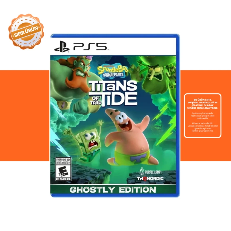 SpongeBob SquarePants Titans of the Tide - PS5 Oyun [SIFIR]